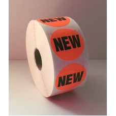 New - 1.5" Red Label Roll